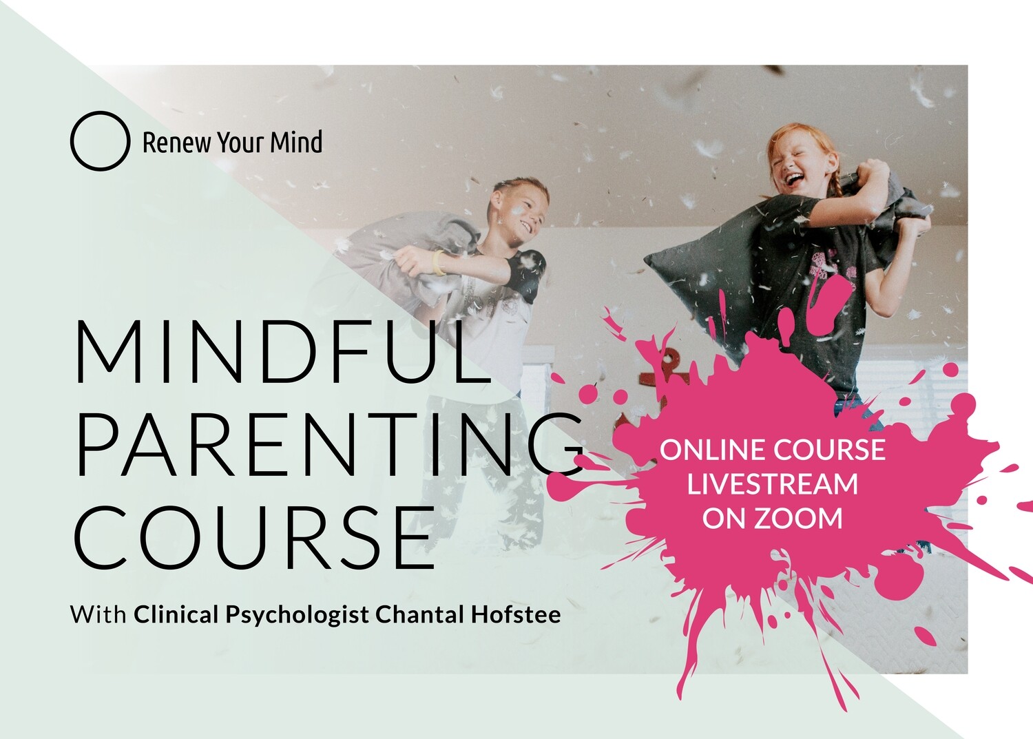 Online Mindful Parenting course: 6 session course, starting Tue 17 May '22 - through Parenting Place