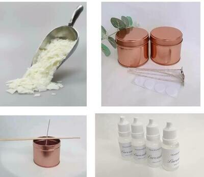 Candles making kit | metal tins 250ml uk