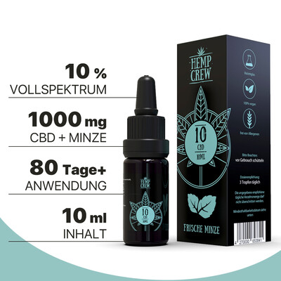 Frische Minze 10 % (Vollspektrum) Frische Minze 10 % (Vollspektrum)