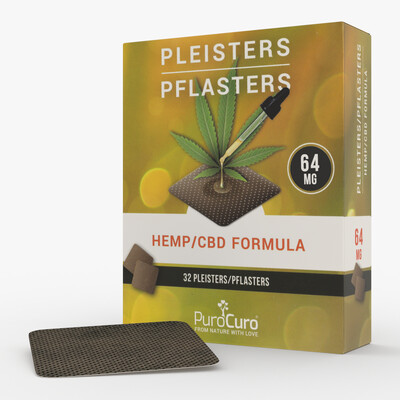 CBD Pflaster 64mg (32 Stück) CBD Pflaster 64mg (32 Stück)