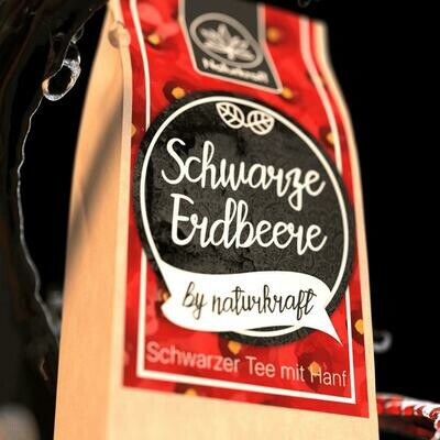 Schwarze Erdbeere - Hanftee Schwarze Erdbeere - Hanftee