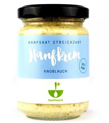 Hanfkrem Aufstrich Knoblauch Hanfkrem Aufstrich Knoblauch