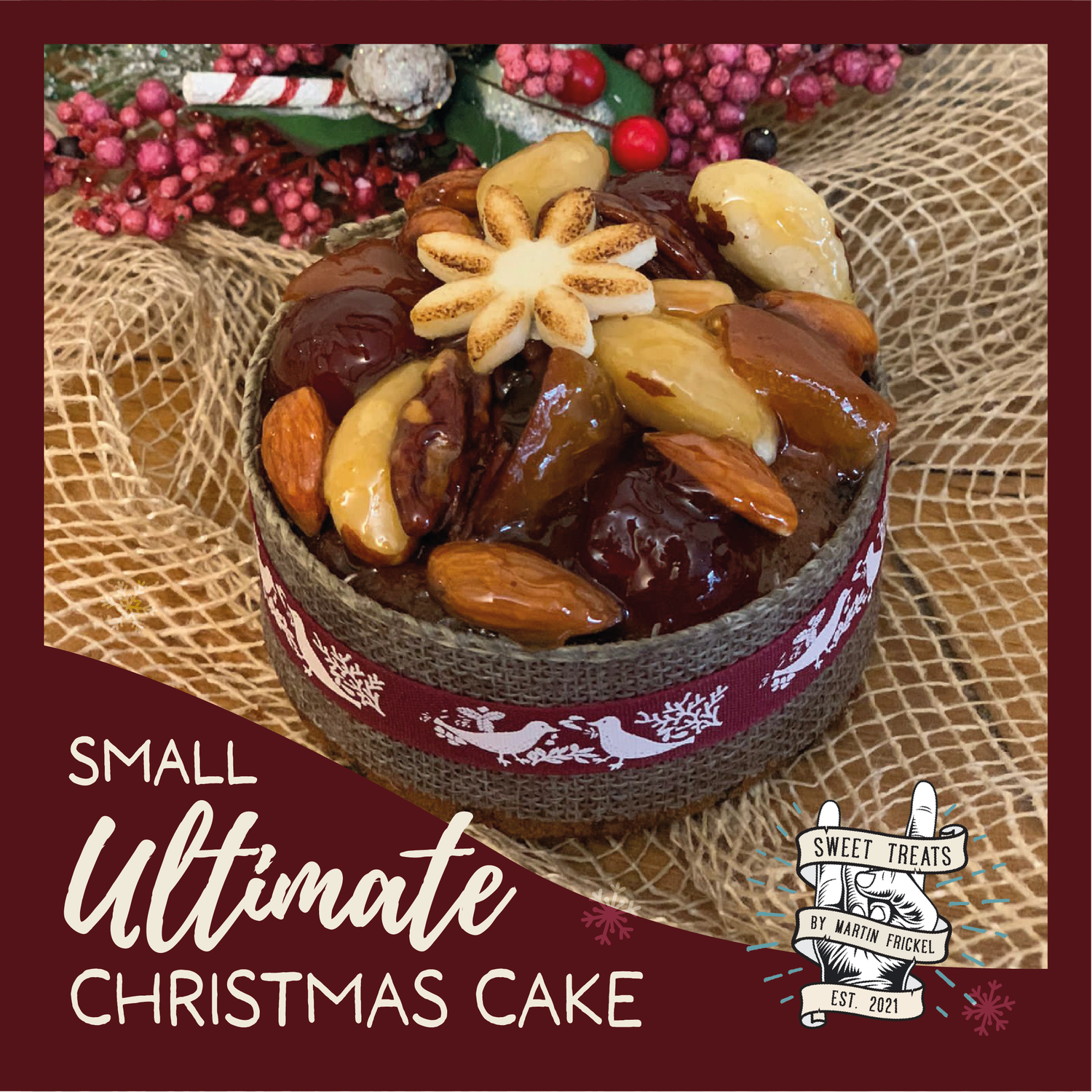 SMALL ULTIMATE CHRISTMAS CAKE π SMALL ULTIMATE CHRISTMAS CAKE π
