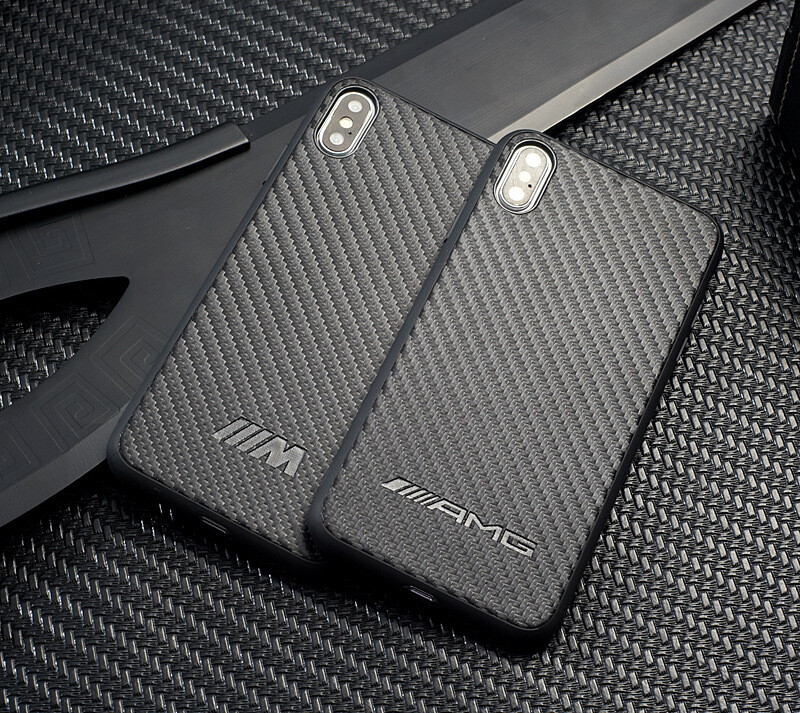 Chaopai carbon fiber car logo mobile phone case