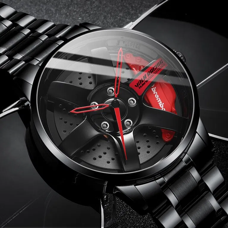 NIBOSI rim watch black