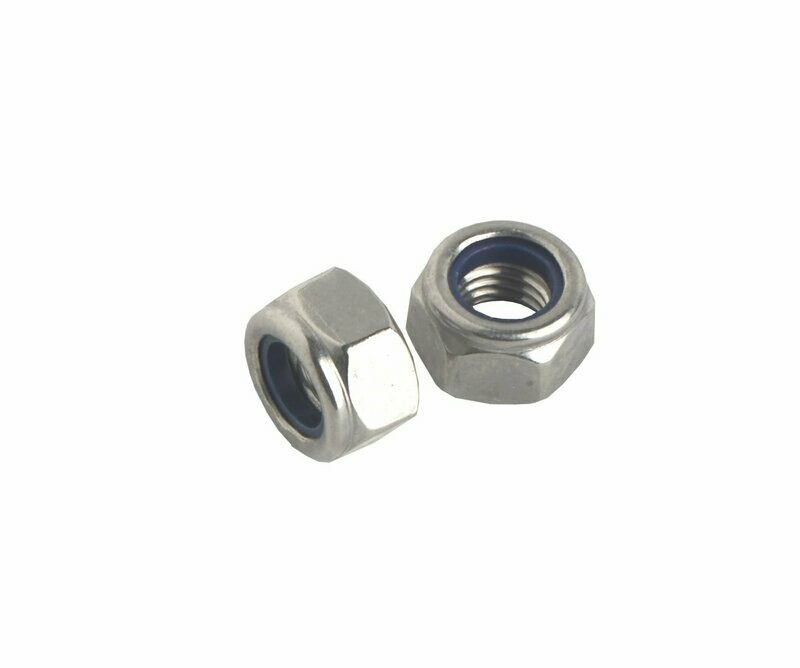 Ecrou frein nylstop 12mm inox (code 305)