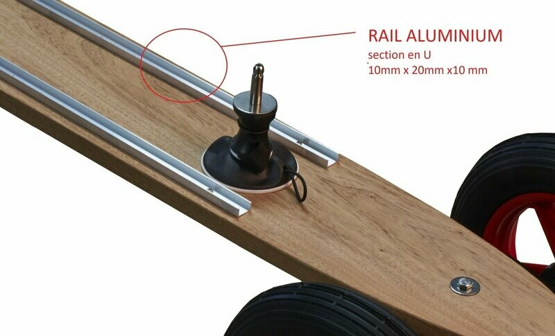Rails alu antidérapants (code 804)