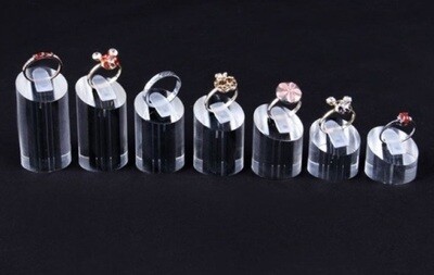 Display ringen 7-delig acryl