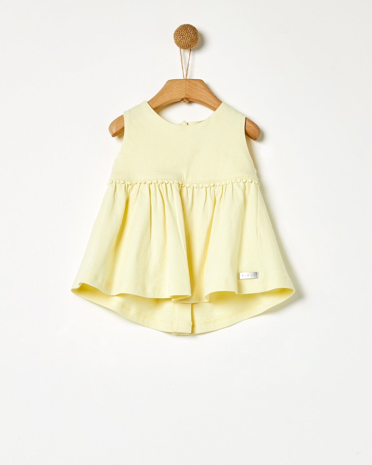 T-shirt Bleached Yellow