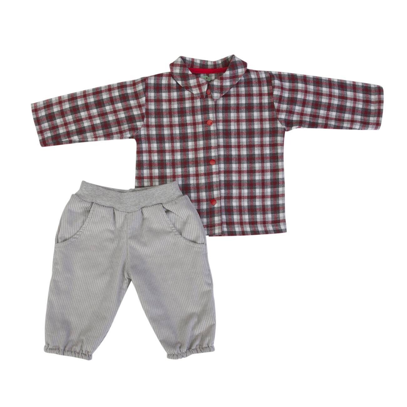 Set Shirt And Courduroy Pants