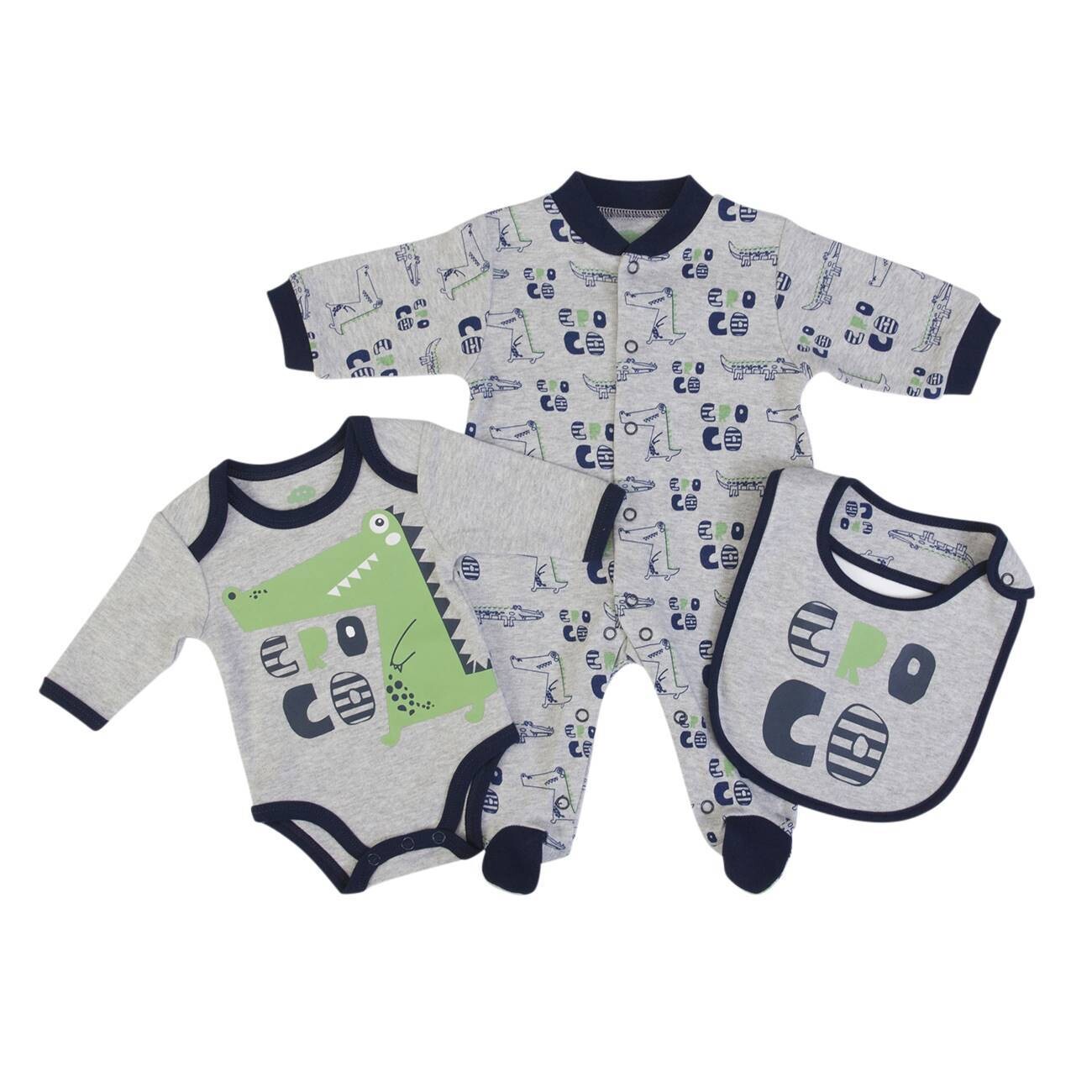 Set of 2 Bodysuits And Bib