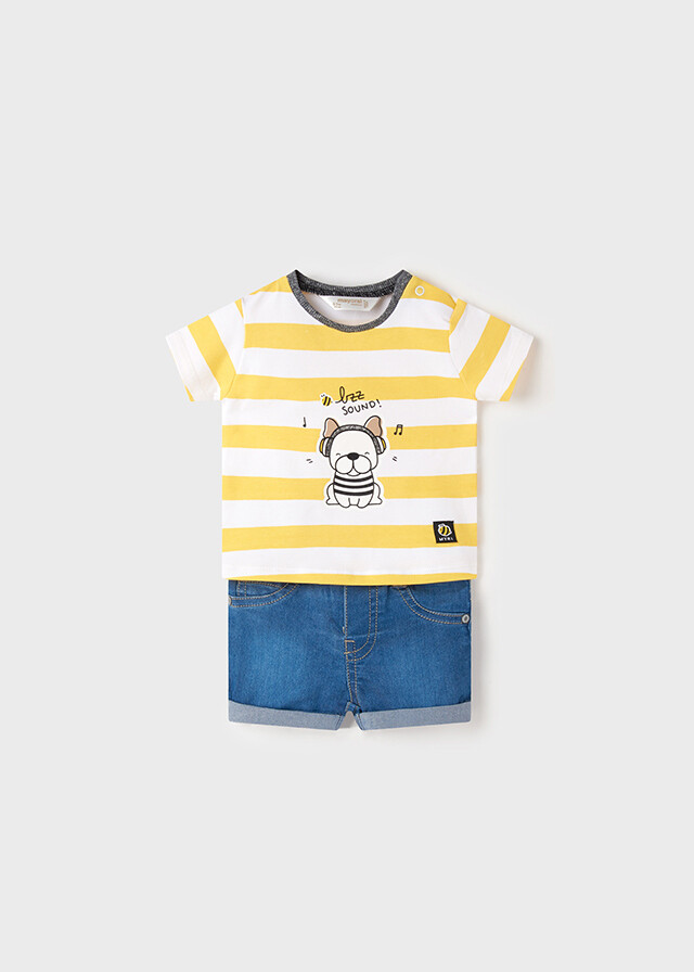  Set T-shirt And Shorts Denim