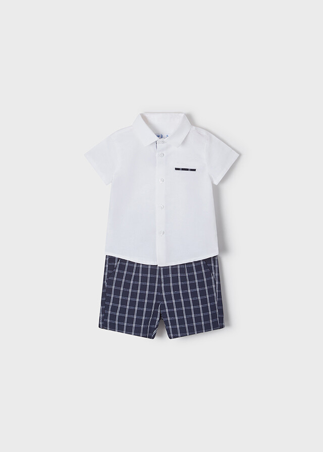 Set Shirt With Linen Shorts