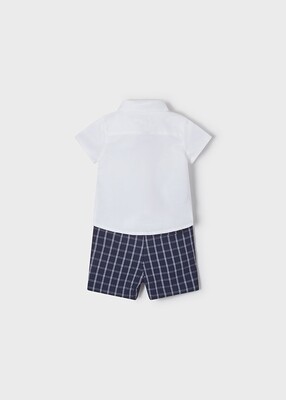 Set Shirt With Linen Shorts