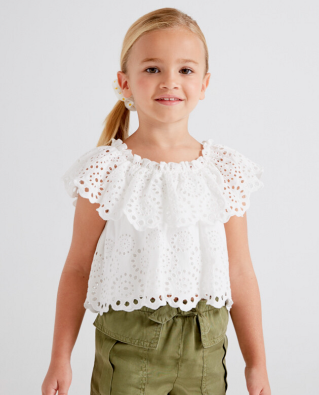 Perforated Blouse