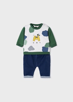 Set Denim Trousers And Top ECOFRIENDS