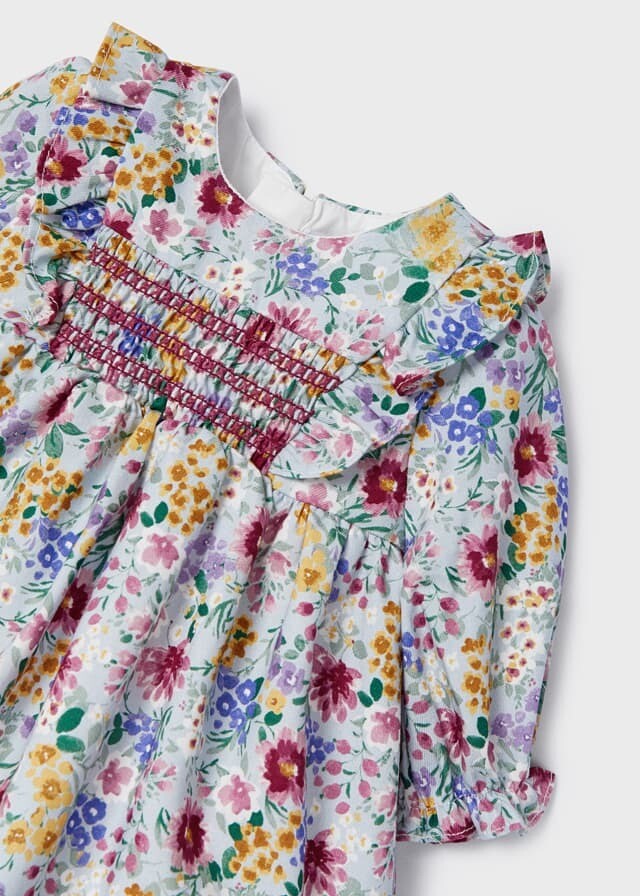 Smocked Stitching Dress ECOFRIENDS