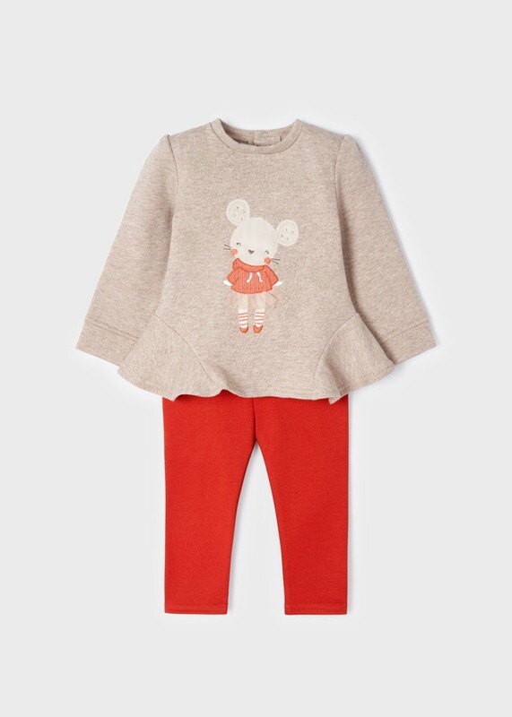 Set Leggings With Velvety Top