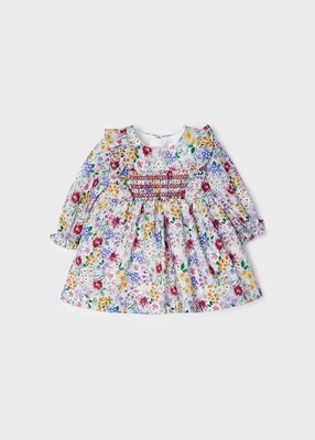 Smocked Stitching Dress ECOFRIENDS