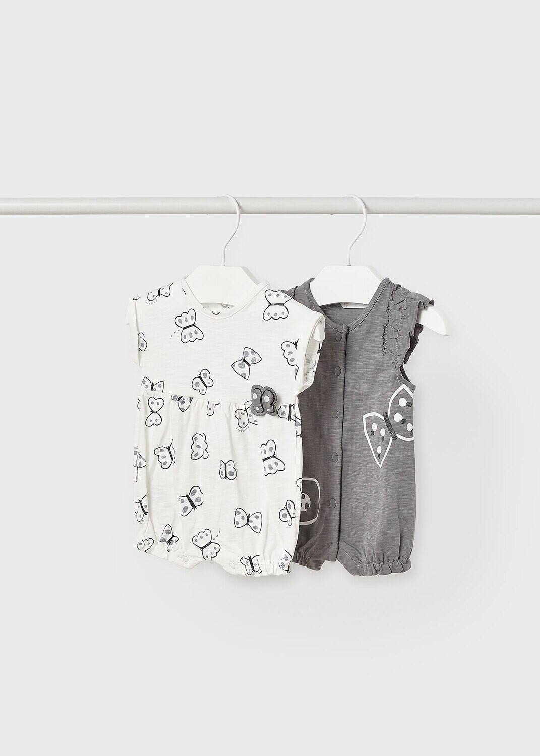 Set Of 2 Shorts Bodysuits