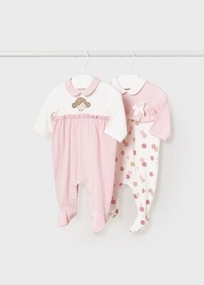 Set Of 2 Long Bodysuits