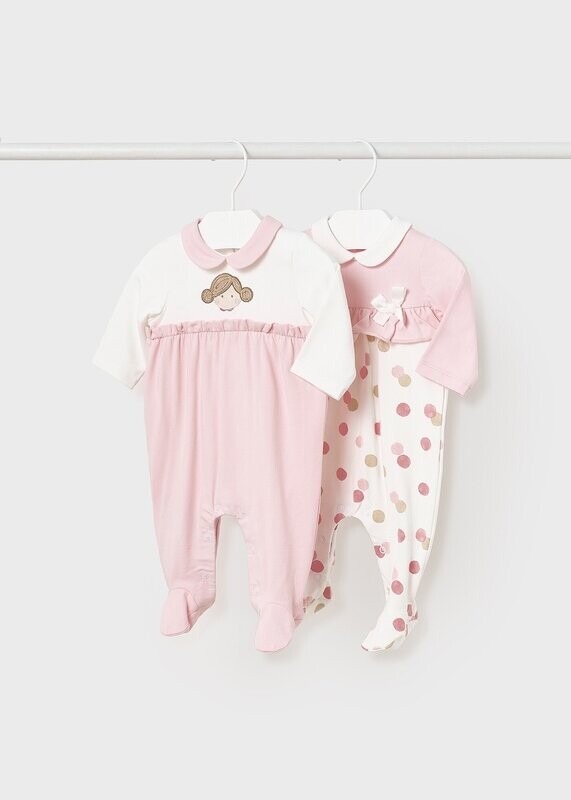 Set Of 2 Long Bodysuits