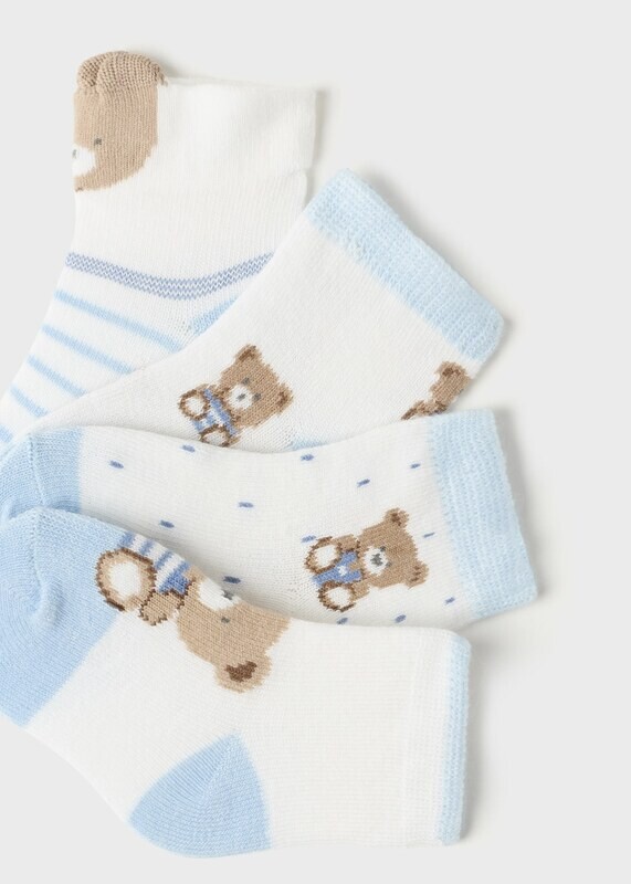 4 Pack Print Socks