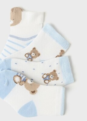 4 Pack Print Socks