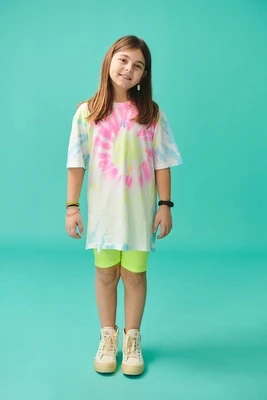 PCP Kiddo Amaryllis Biker Shorts Neon Yellow