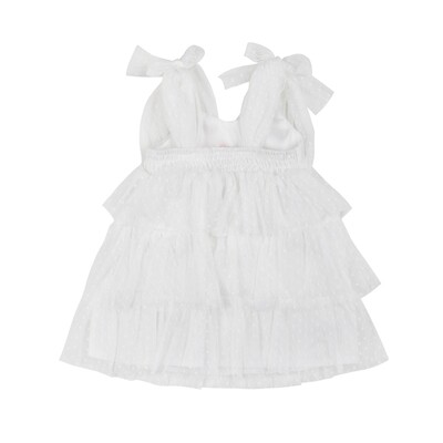 Dress With Tulle Polka Dots