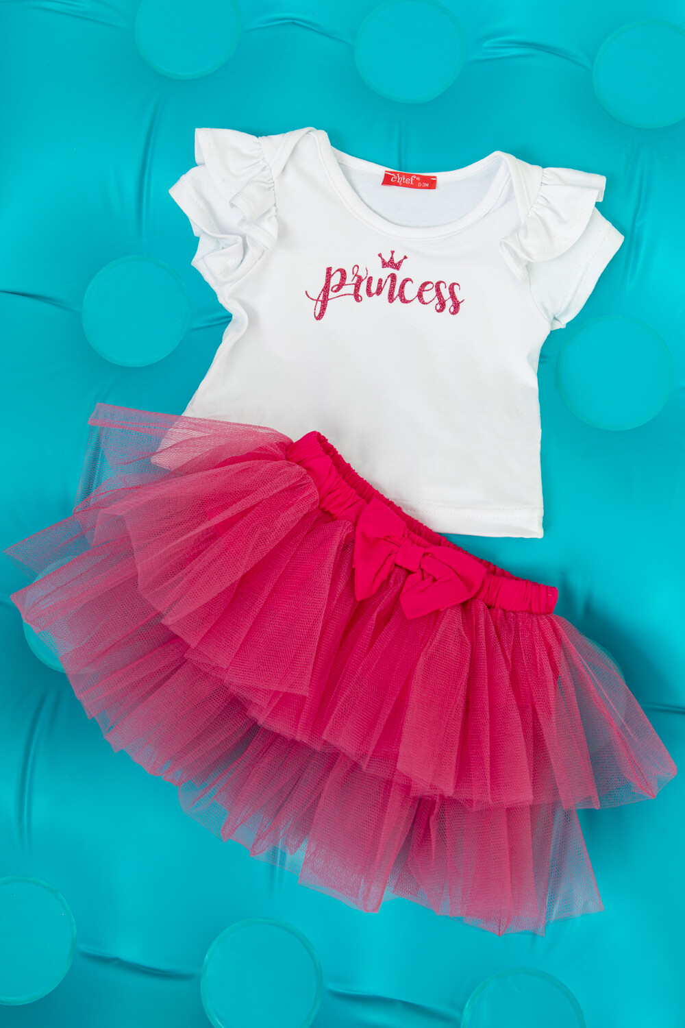 Baby Set Tulle Skirt And T-Shirt