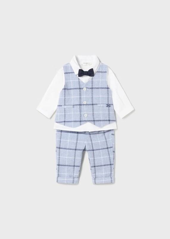 2 Pieces Set With Bow Tie