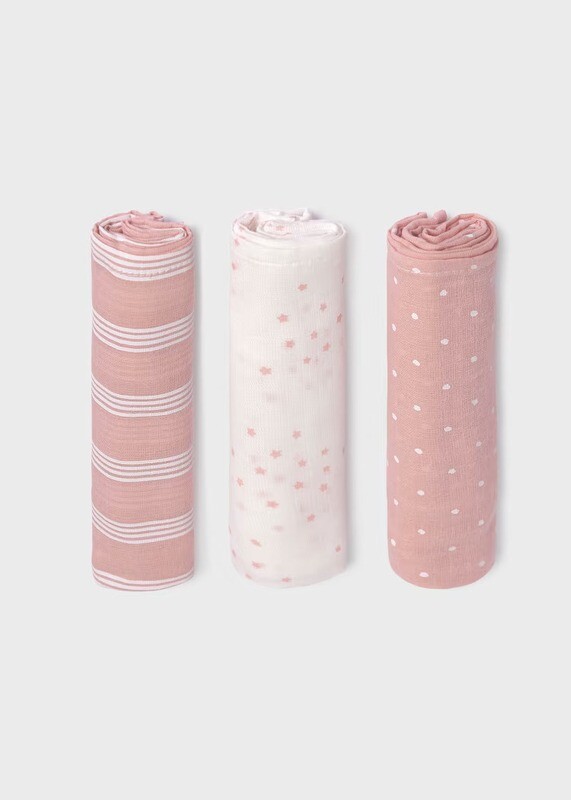 Mayoral 3 Muslins Set Cotton