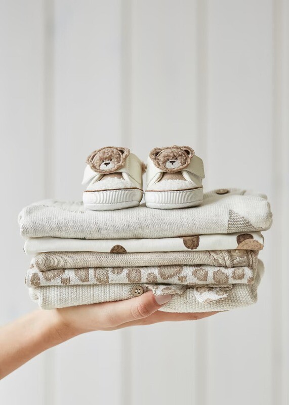 Newborn Bear Face Shoes