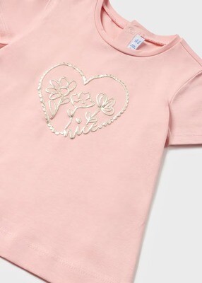 Mayoral Metallic Print T-Shirt Cotton