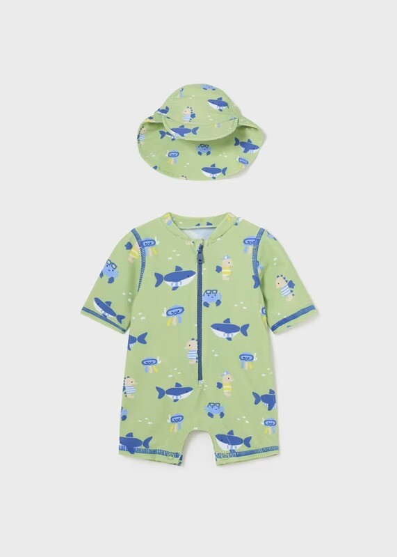 Mayoral Swimsuit With Cap Set SPF 40