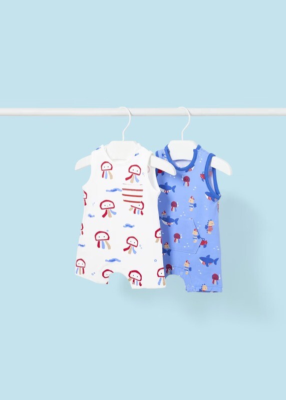 Mayoral Set of 2 Sleeveless Sleepsuits