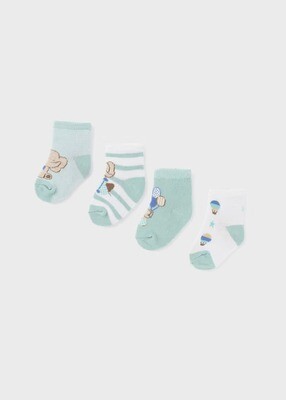 Mayoral Set Of 4 Organic Cotton Socks