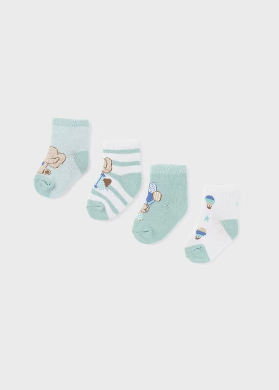 Mayoral Set Of 4 Organic Cotton Socks