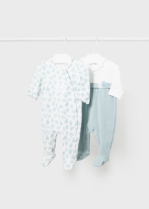 Mayoral Set Of 2 Seasonal Sleepsuit Cotton