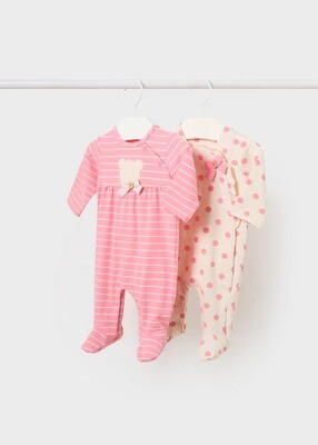 Mayoral Set Of 2 Seasonal Sleepsuits