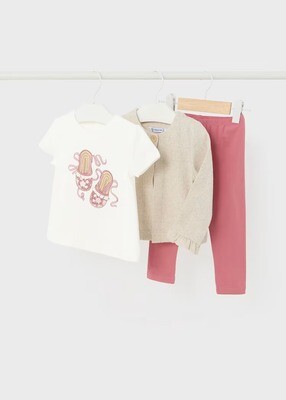 Mayoral 3 Pieces Print Set