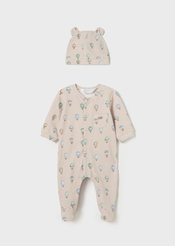 Mayoral Seasonal Sleepsuit With Hat Cotton