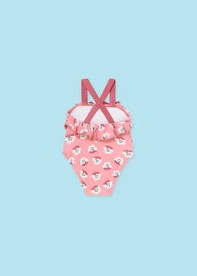 Mayoral Print Cross Strap Swimsuit