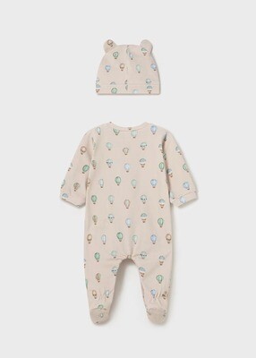 Mayoral Seasonal Sleepsuit With Hat Cotton