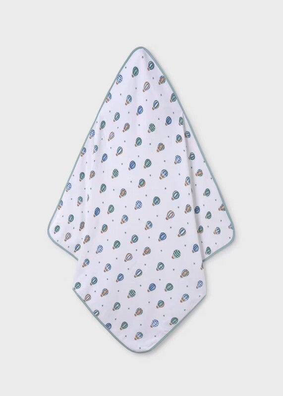 Mayoral Newborn Hooded Towel Cotton