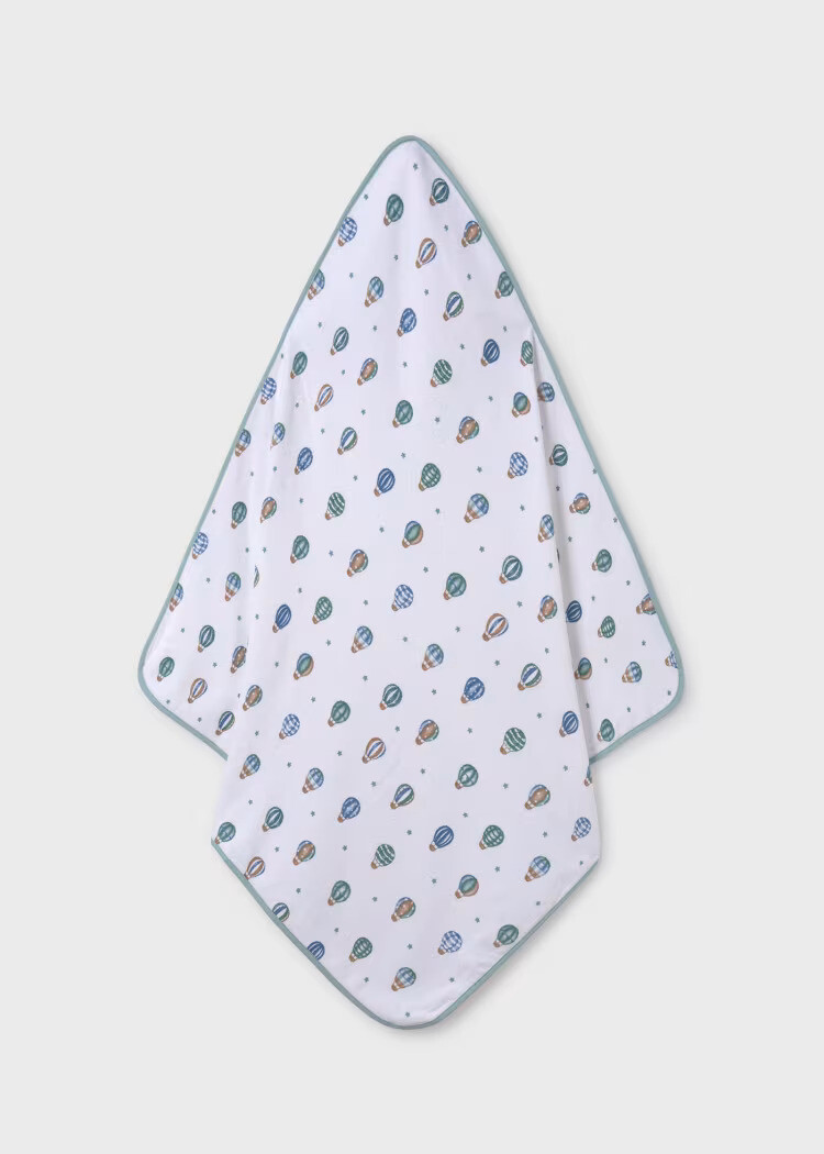 Mayoral Newborn Hooded Towel Cotton