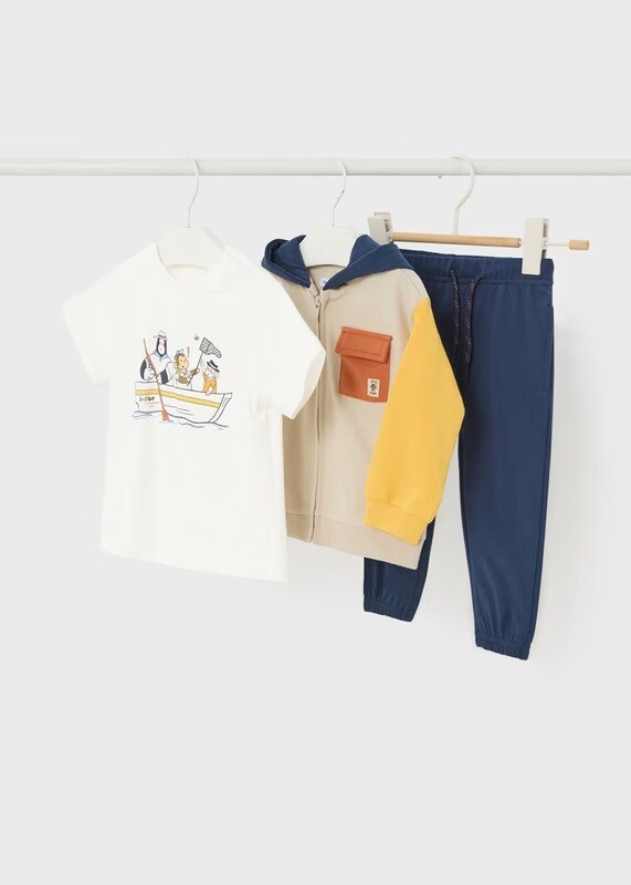Mayoral 3 Pieces Combined Tracksuit Set