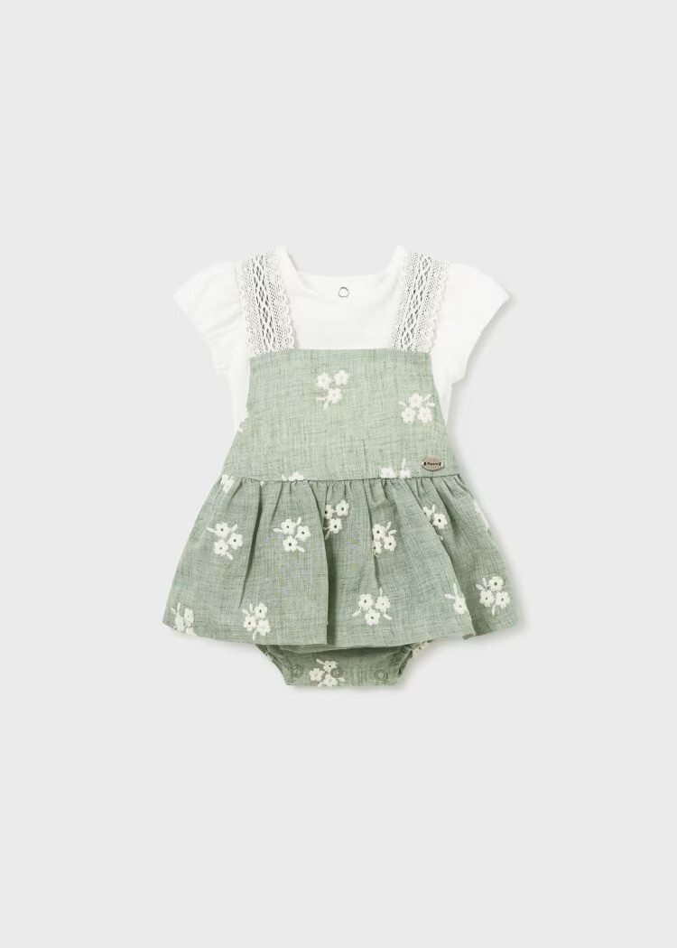 Mayoral Top With Skirt Dungaree