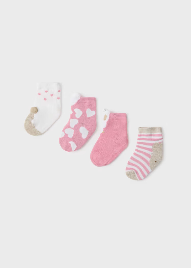 Mayoral Set Of 4 Organic Cotton Socks